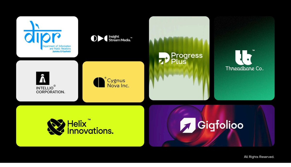 Multi-brand portfolio design collection by Musaib Mir