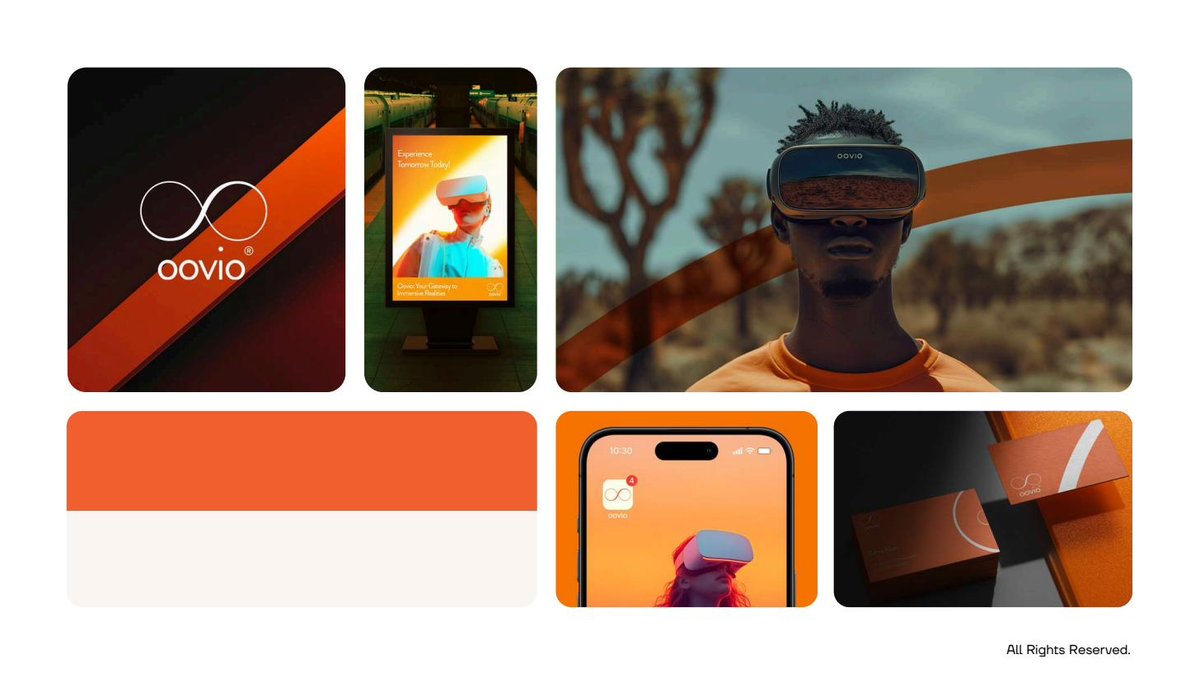 Oovio VR brand identity by Musaib Mir