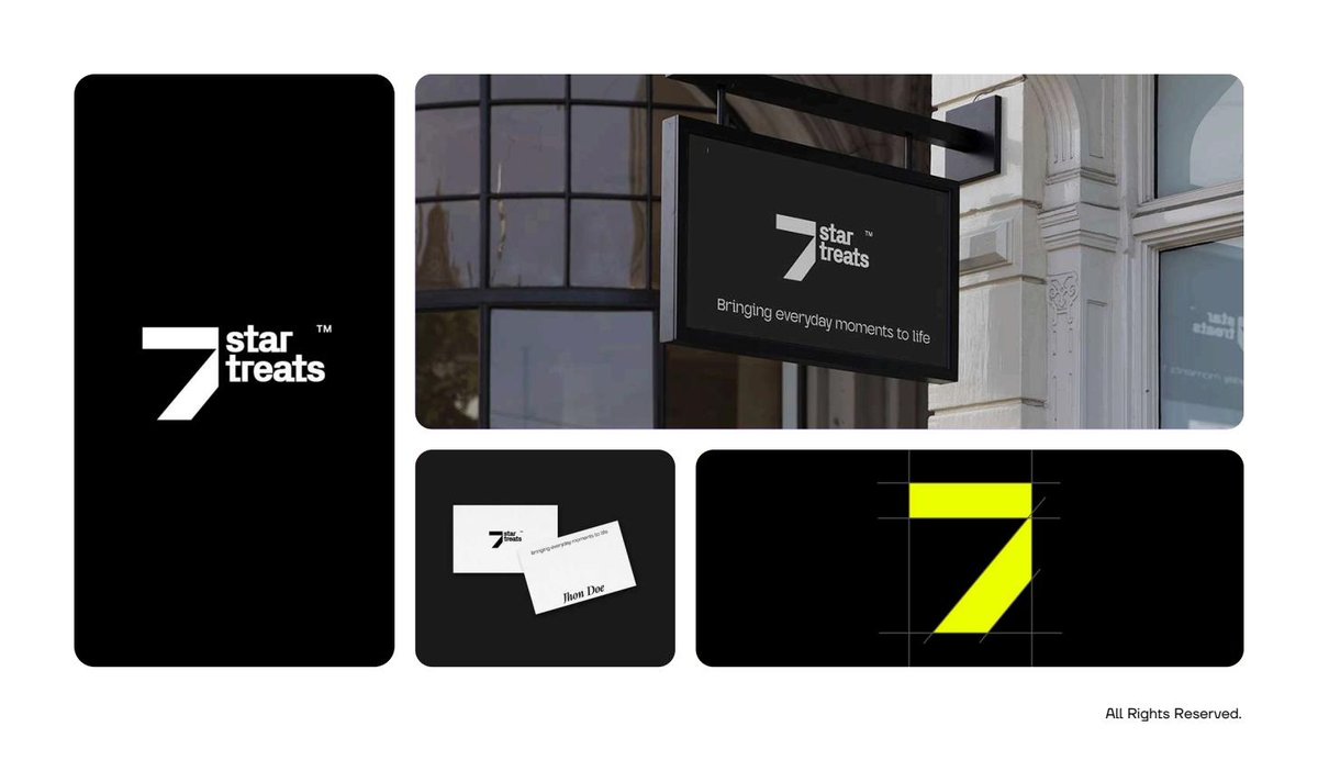 7 Star Treats F&B brand identity by Musaib Mir
